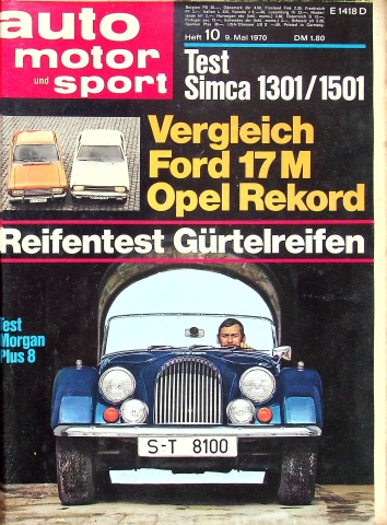 Deckblatt Auto Motor und Sport (10/1970)